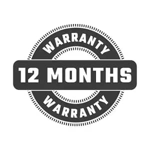 12m warranty